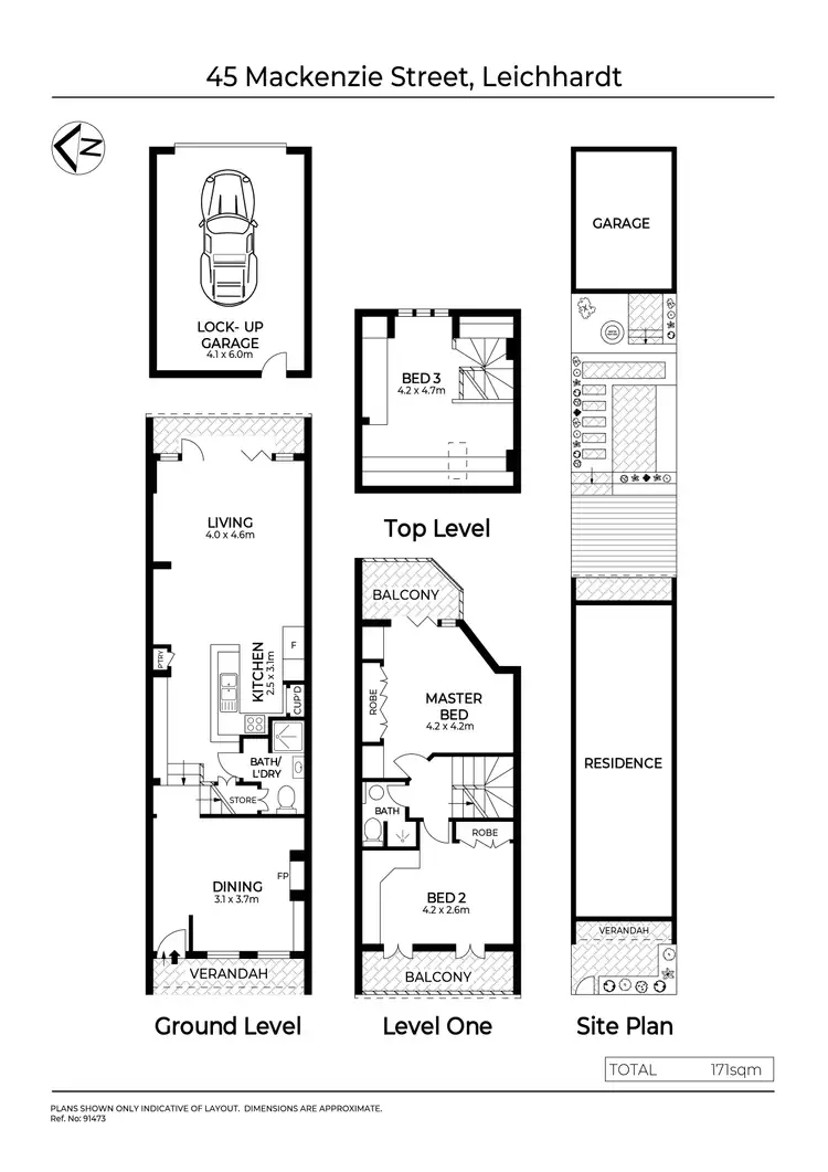 Floorplan of Homely house listing, 45 MacKenzie Street, Leichhardt NSW 2040