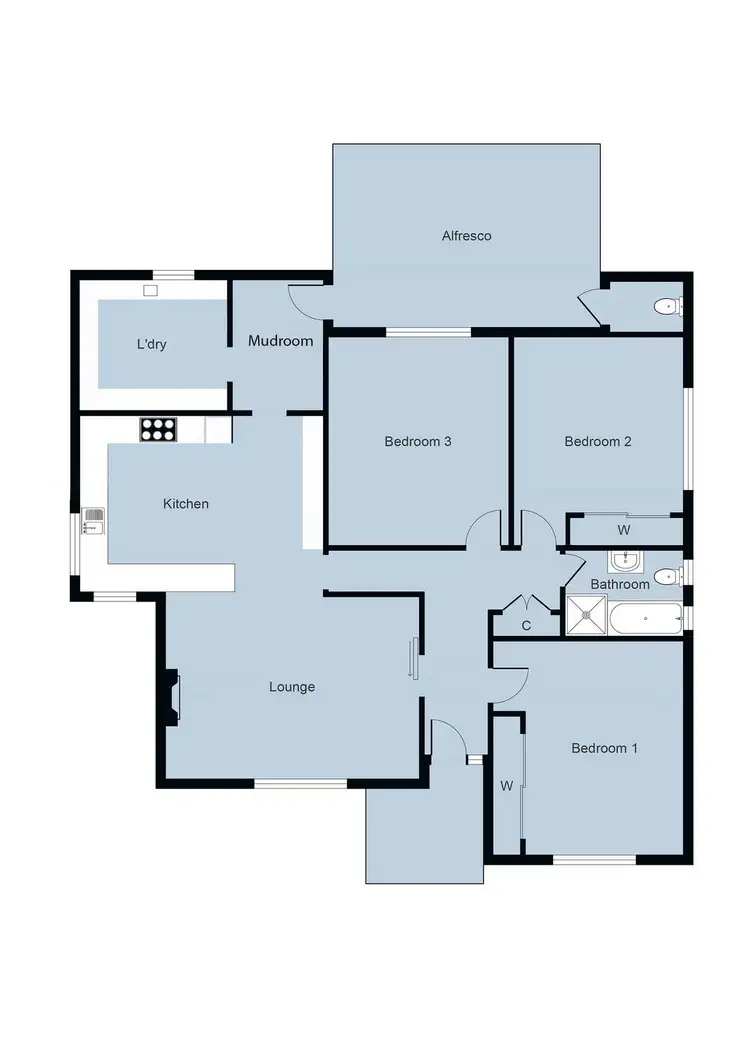Floorplan of Homely house listing, 152 Gillies Street, Maryborough VIC 3465