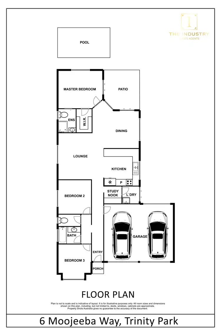 Floorplan of Homely house listing, 6 Moojeeba Way, Trinity Park QLD 4879