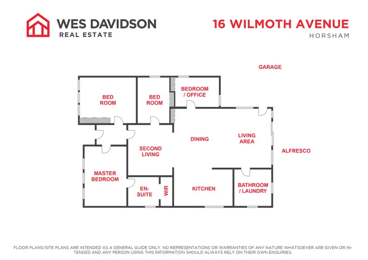 Floorplan of Homely house listing, 16 Wilmoth Avenue, Horsham VIC 3400