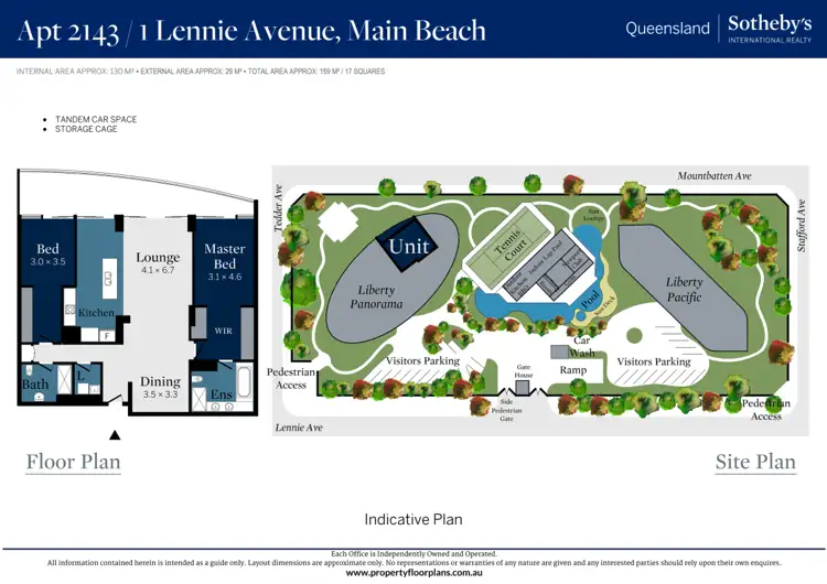 Floorplan of Homely apartment listing, 2143/1 Lennie Avenue, Main Beach QLD 4217
