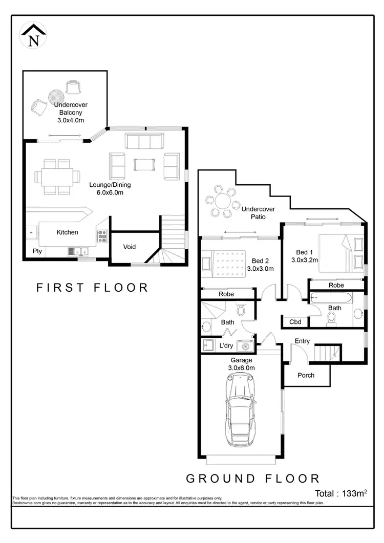 Floorplan of Homely unit listing, 2/21 Bay Terrace, Coolum Beach QLD 4573