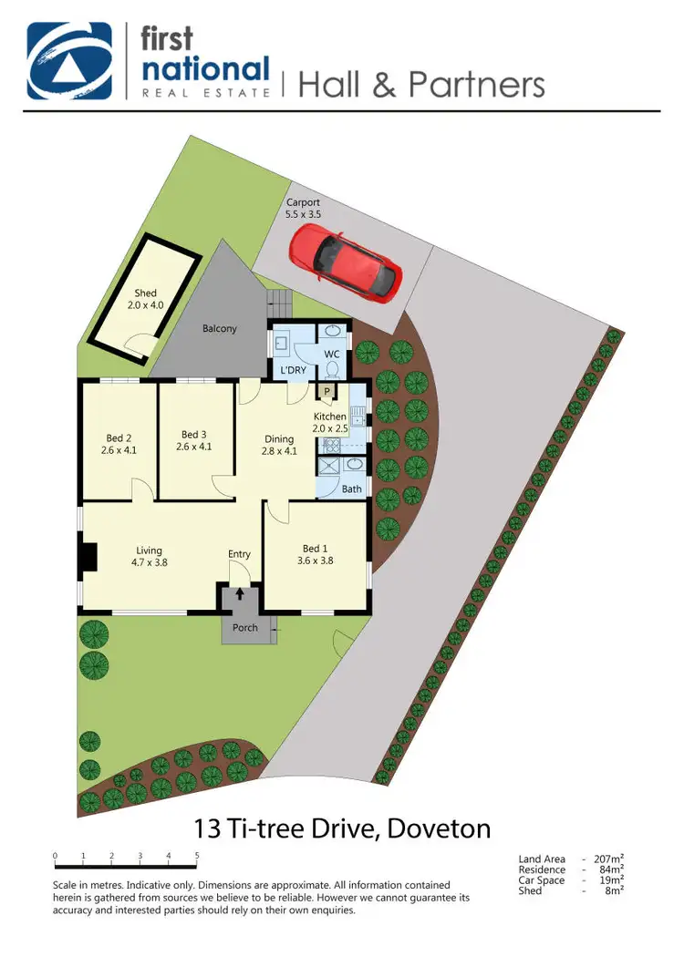 Floorplan of Homely unit listing, 13 Ti Tree Drive, Doveton VIC 3177