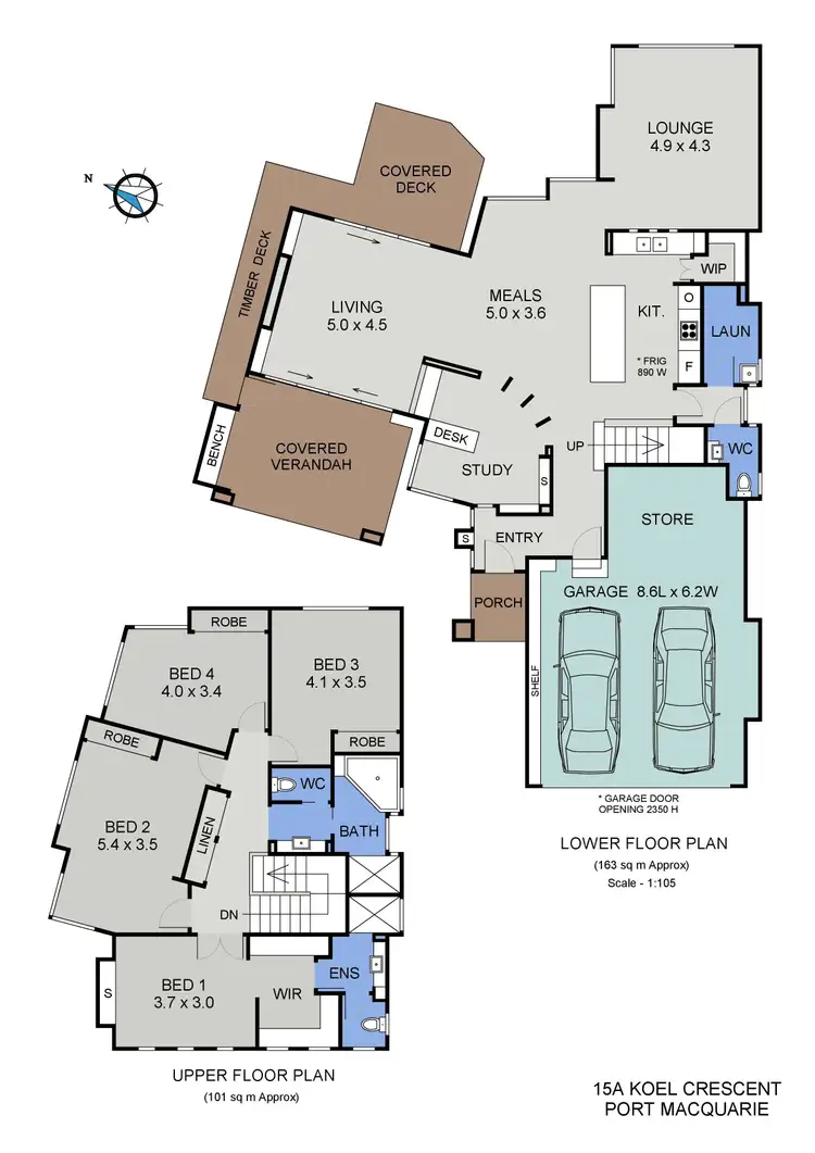 Floorplan of Homely house listing, 15a Koel Crescent, Port Macquarie NSW 2444