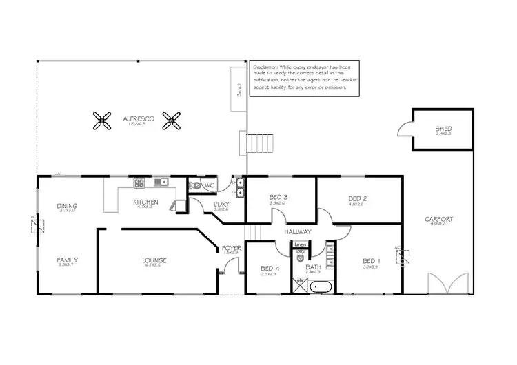 Floorplan of Homely house listing, 14 Hall Street, Port Lincoln SA 5606