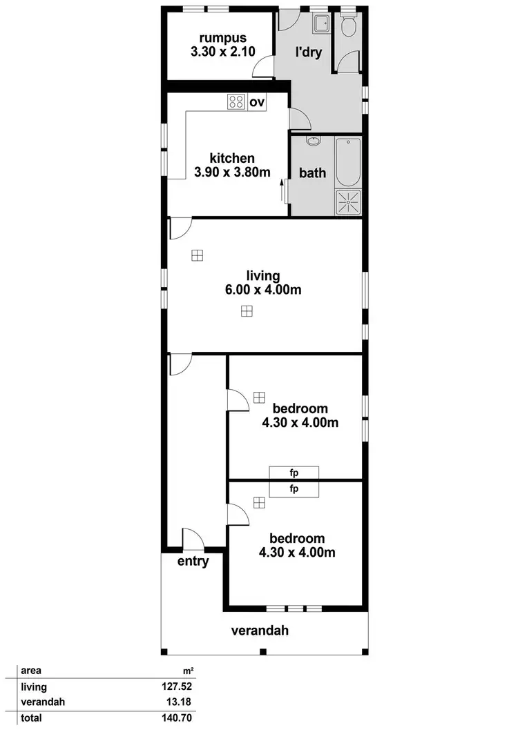 Floorplan of Homely house listing, 144 Fletcher Road, Largs Bay SA 5016