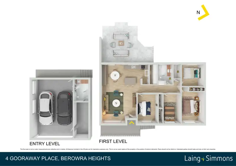 Floorplan of Homely house listing, 4 Gooraway Place, Berowra Heights NSW 2082