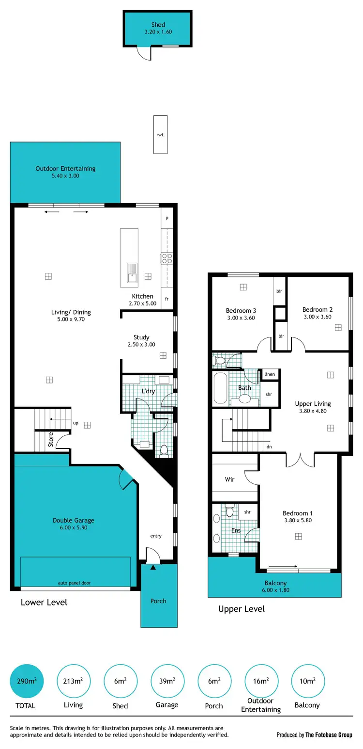Floorplan of Homely townhouse listing, 11 Neston Avenue, North Plympton SA 5037