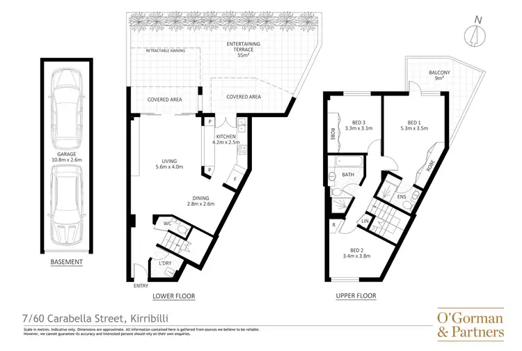 Floorplan of Homely apartment listing, 7/60 Carabella Street, Kirribilli NSW 2061