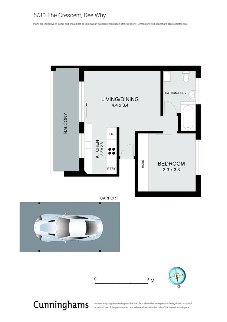 Floorplan of Homely apartment listing, 5/30 The Crescent, Dee Why NSW 2099