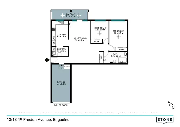 Floorplan of Homely unit listing, 10/13-19 Preston Avenue, Engadine NSW 2233
