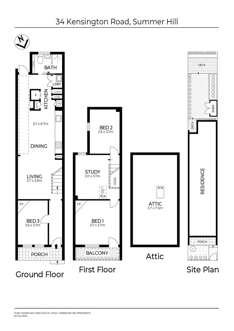 Floorplan of Homely house listing, 34 Kensington Road, Summer Hill NSW 2130