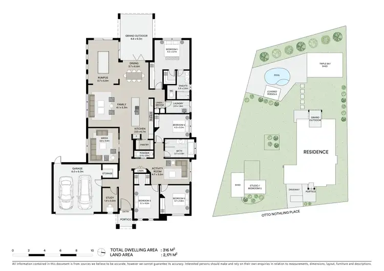 Floorplan of Homely house listing, 27 Otto Nothling Place, Beerwah QLD 4519