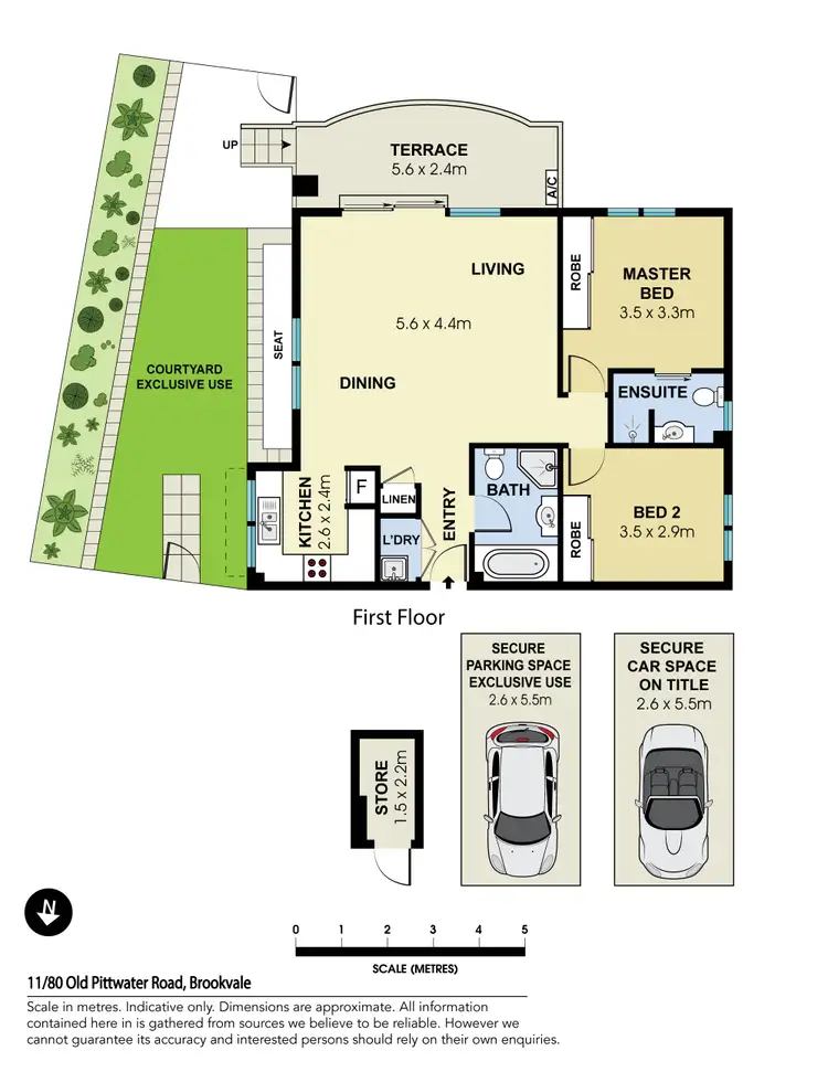 Floorplan of Homely apartment listing, 11/80 Old Pittwater Road, Brookvale NSW 2100