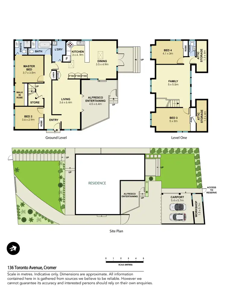 Floorplan of Homely house listing, 136 Toronto Avenue, Cromer NSW 2099