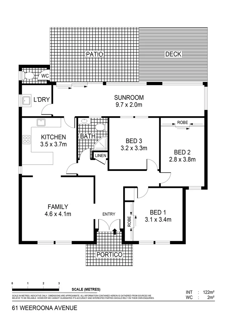 Floorplan of Homely house listing, 61 Weeroona Avenue, White Hills VIC 3550