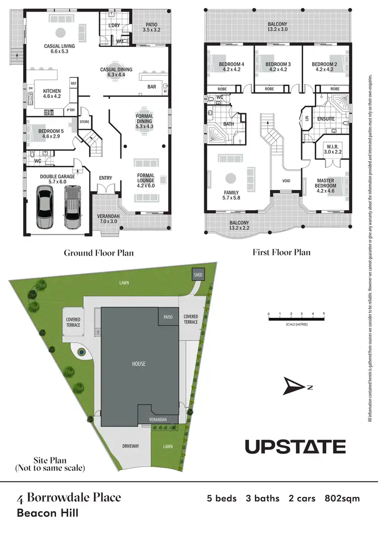 Floorplan of Homely house listing, 4 Borrowdale Place, Beacon Hill NSW 2100