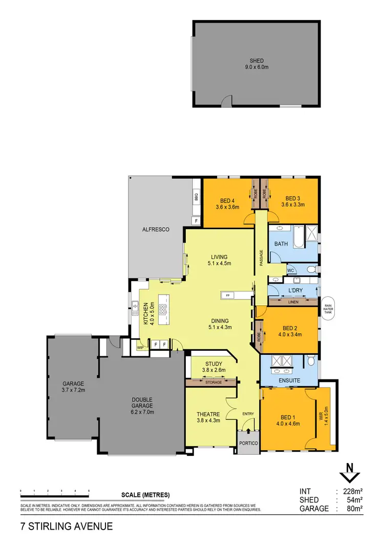 Floorplan of Homely house listing, 7 Stirling Avenue, Junortoun VIC 3551