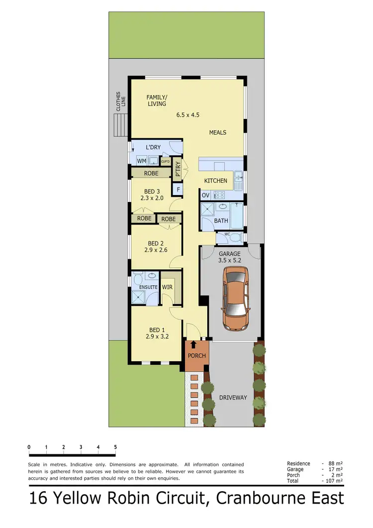 Floorplan of Homely house listing, 16 Yellow Robin Circuit, Cranbourne East VIC 3977