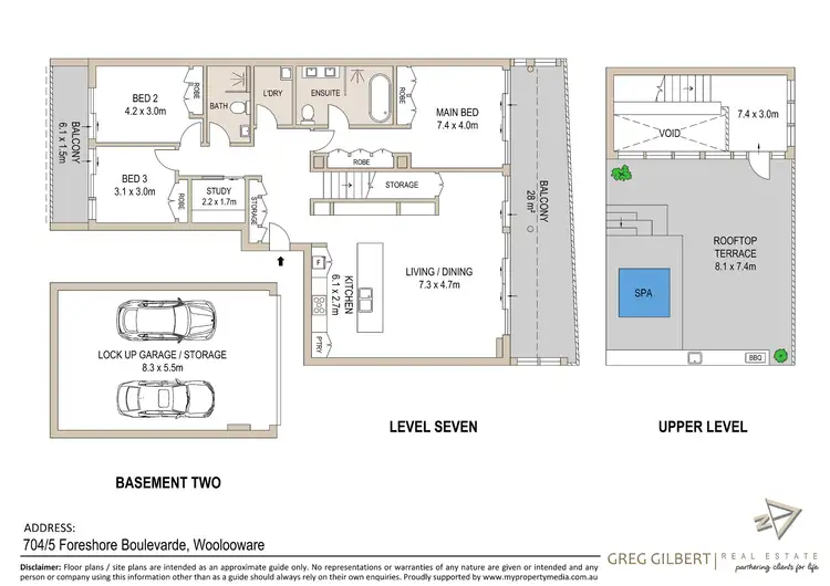 Floorplan of Homely apartment listing, 704/5 Foreshore Boulevard, Woolooware NSW 2230