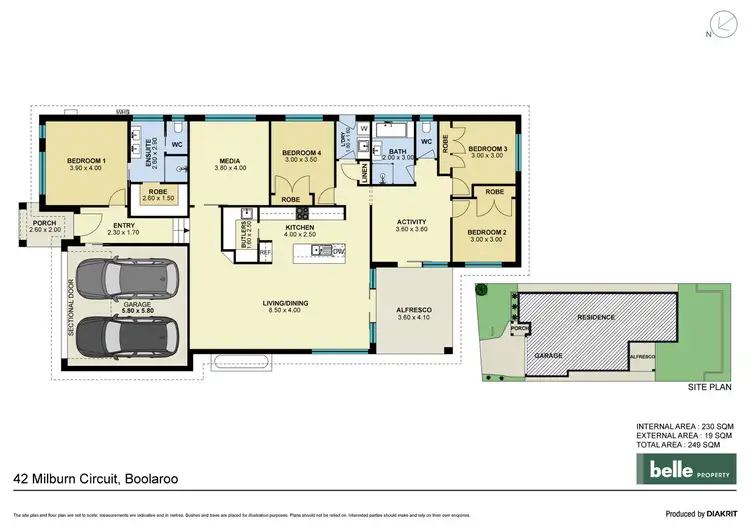 Floorplan of Homely house listing, 42 Milburn Circuit, Boolaroo NSW 2284