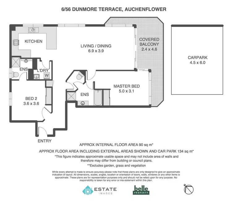 Floorplan of Homely unit listing, 6/56 Dunmore Terrace, Auchenflower QLD 4066