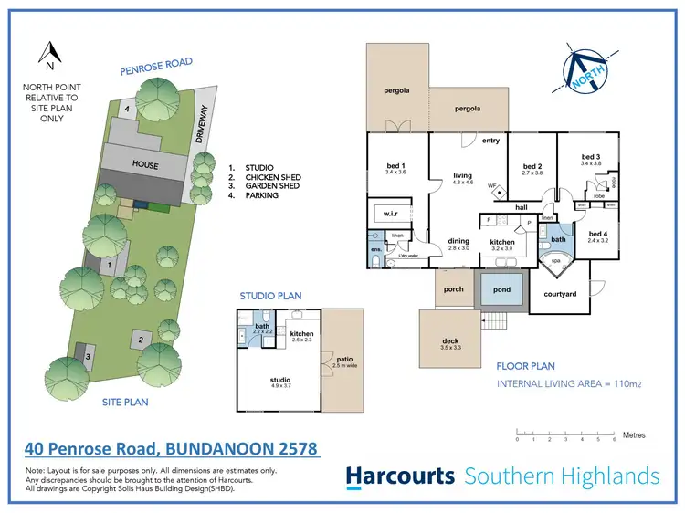 Floorplan of Homely house listing, 40 Penrose Road, Bundanoon NSW 2578