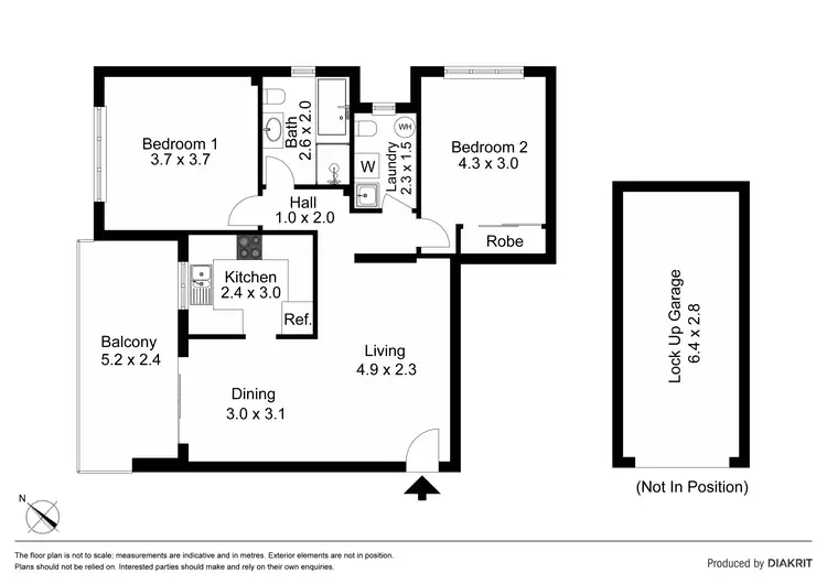 Floorplan of Homely apartment listing, 5/39-41 Robertson Street, Kogarah NSW 2217