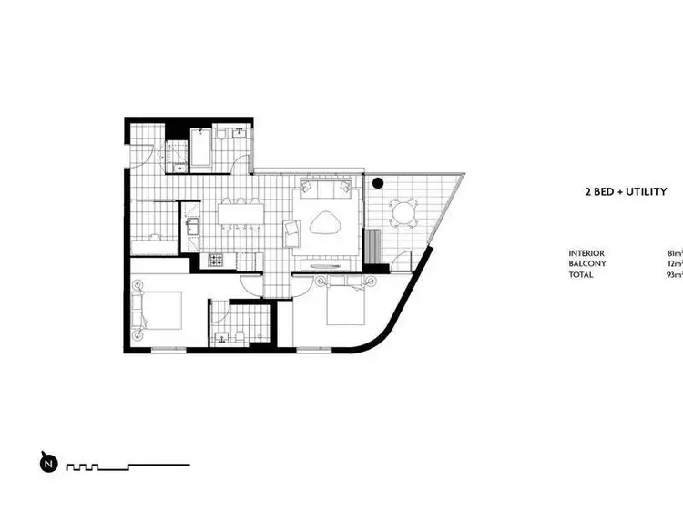 Floorplan of Homely apartment listing, 410/3 Foreshore Boulevard, Woolooware NSW 2230