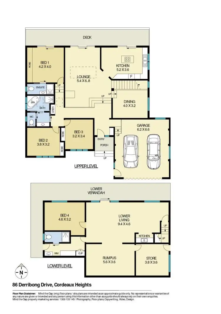 Floorplan of Homely house listing, 86 Derribong Drive, Cordeaux Heights NSW 2526
