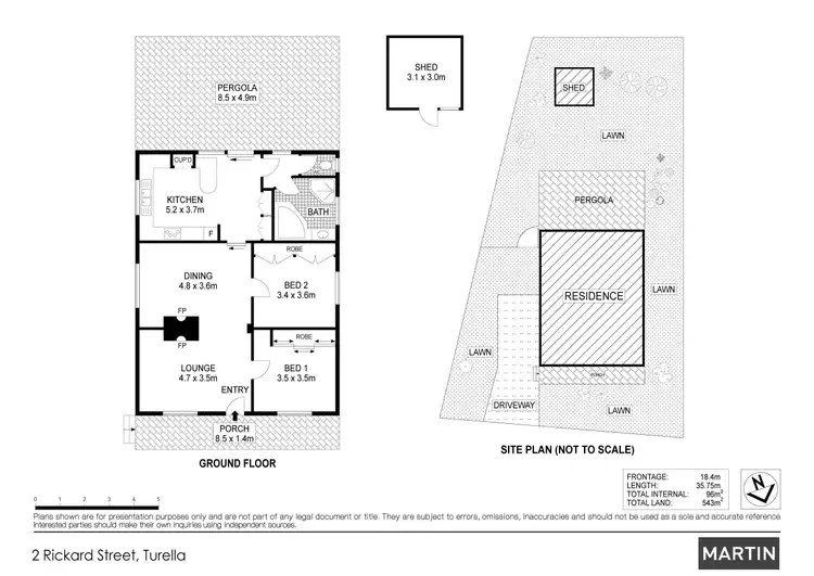 Floorplan of Homely house listing, 2 Rickard Street, Turrella NSW 2205