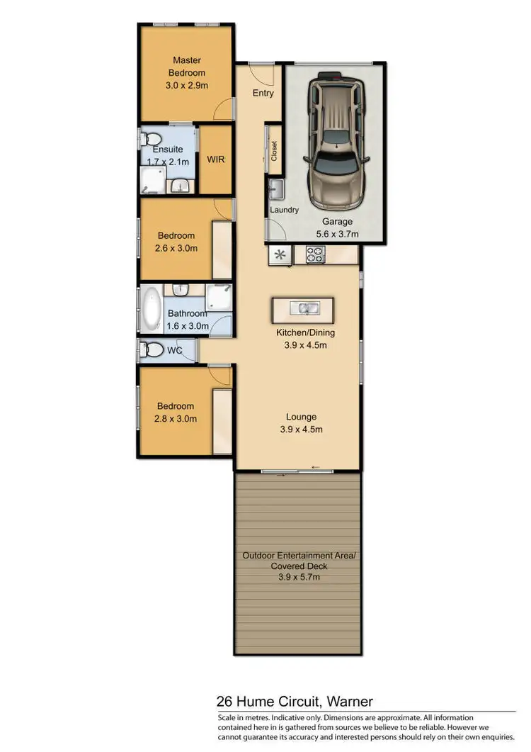 Floorplan of Homely house listing, 26 Hume Circuit, Warner QLD 4500