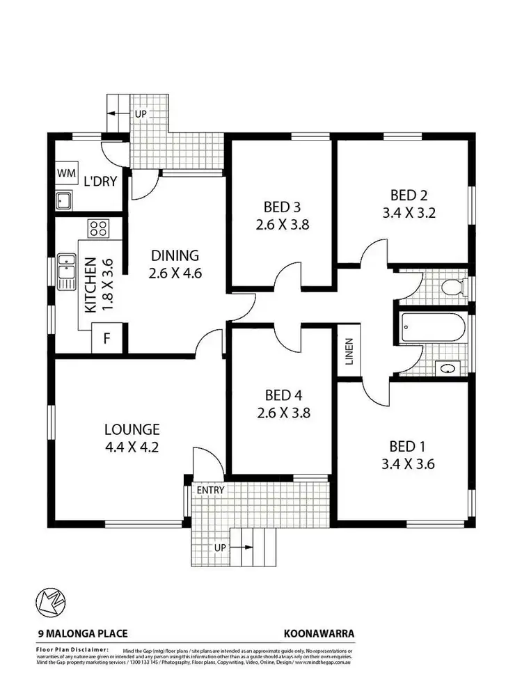 Floorplan of Homely house listing, 9 Malonga Place, Koonawarra NSW 2530