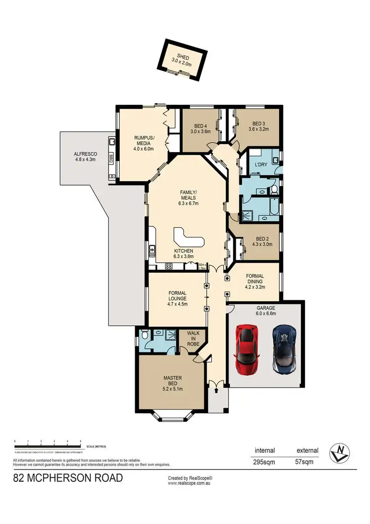 Floorplan of Homely house listing, 82 McPherson Road, Sinnamon Park QLD 4073