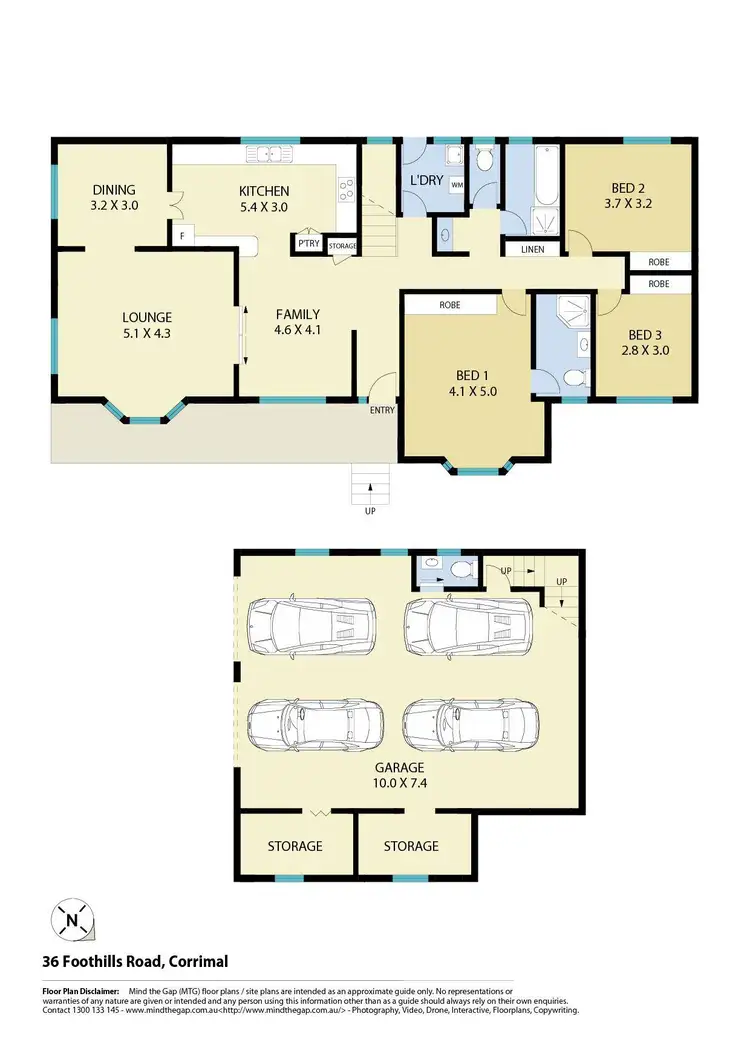 Floorplan of Homely house listing, 36 Foothills Road, Corrimal NSW 2518