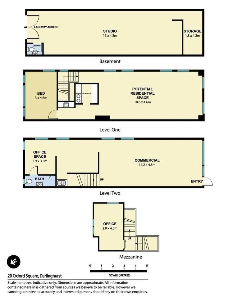 Floorplan of Homely house listing, 20 Oxford Square, Darlinghurst NSW 2010
