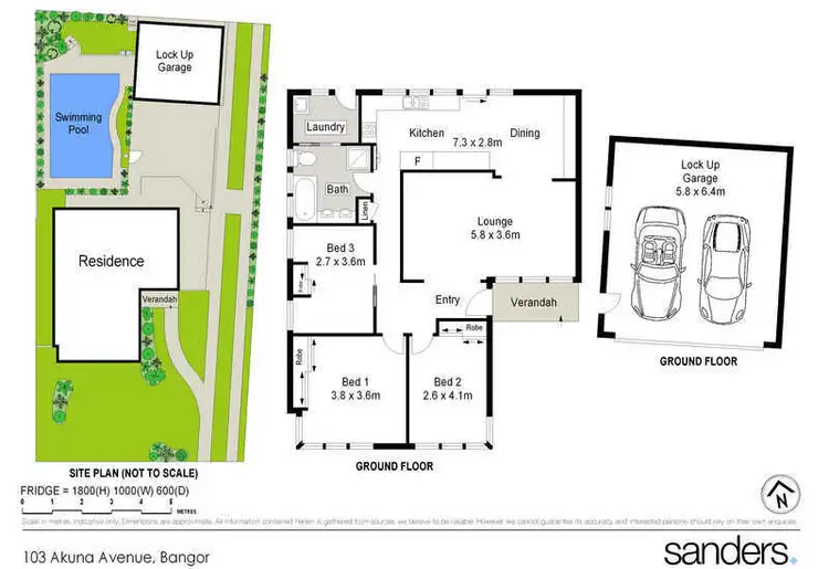 Floorplan of Homely house listing, 103 Akuna Avenue, Bangor NSW 2234