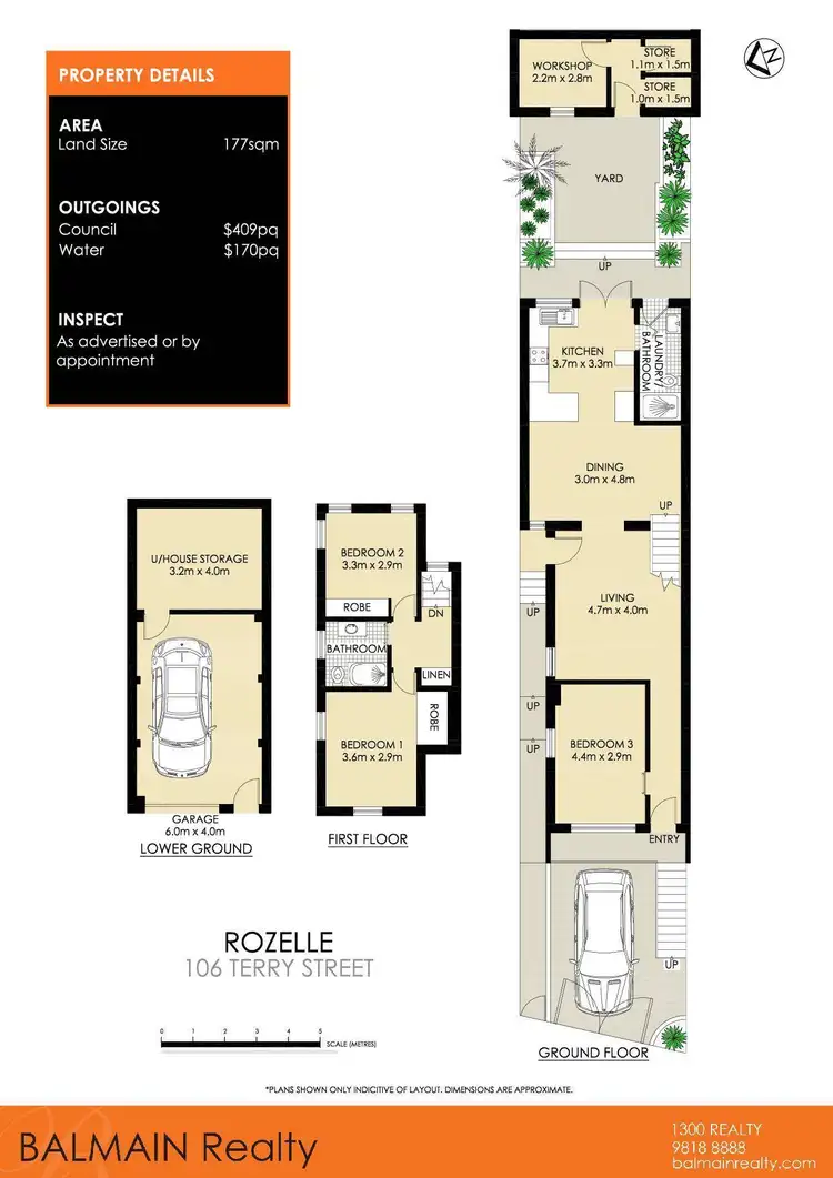 Floorplan of Homely house listing, 106 Terry Street, Rozelle NSW 2039