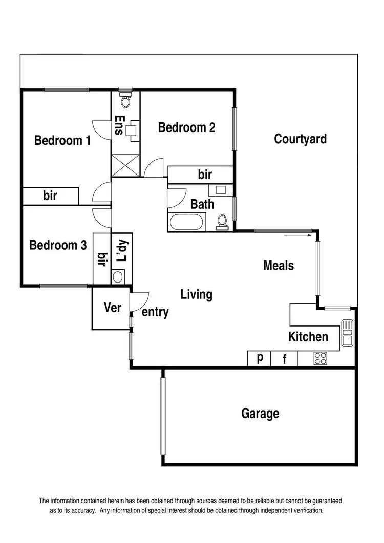 Floorplan of Homely unit listing, 3/61 Marchant Avenue, Reservoir VIC 3073