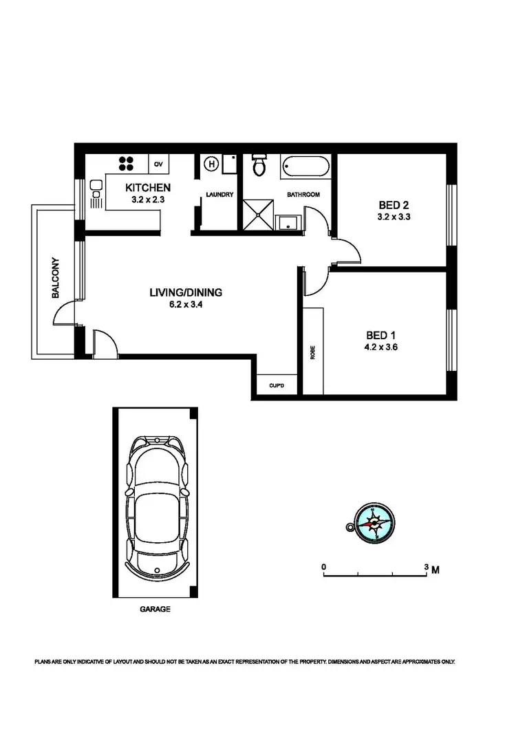 Floorplan of Homely apartment listing, 7/12 Fairway Close, Manly Vale NSW 2093