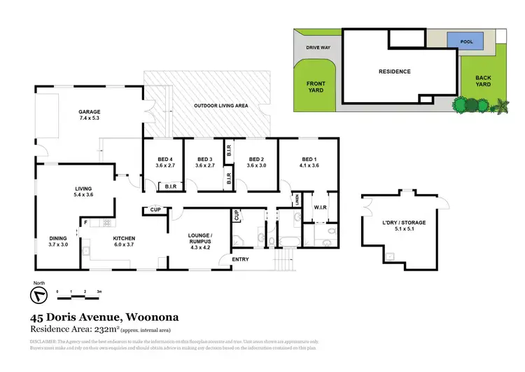 Floorplan of Homely house listing, 45 Doris Avenue, Woonona NSW 2517
