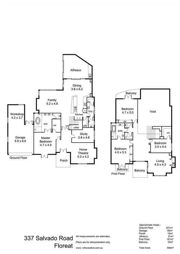 Floorplan of Homely house listing, 337 Salvado Road, Floreat WA 6014