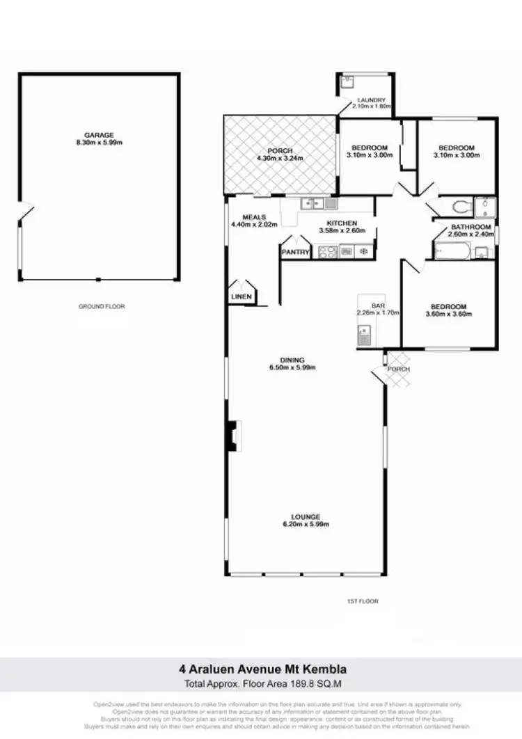 Floorplan of Homely house listing, 4 Araluen Crescent, Mount Kembla NSW 2526