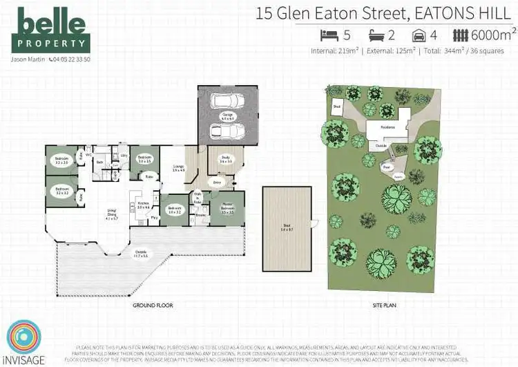Floorplan of Homely rural property listing, 15 Glen Eaton Street, Eatons Hill QLD 4037