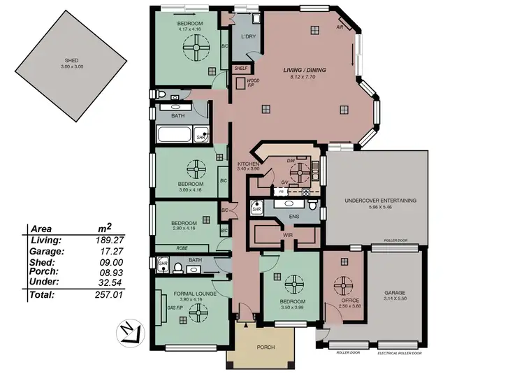 Floorplan of Homely house listing, 10 Miels Avenue, Littlehampton SA 5250