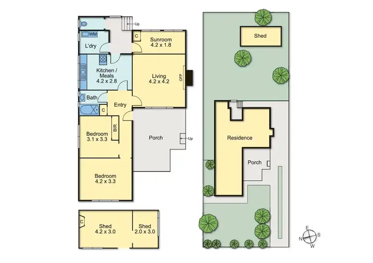 Floorplan of Homely house listing, 8 Ameily Crescent, Reservoir VIC 3073