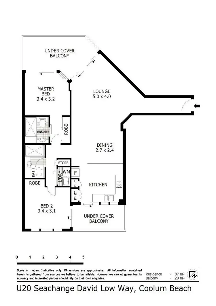 Floorplan of Homely unit listing, 20/1864-1870 David Low Way, Coolum Beach QLD 4573