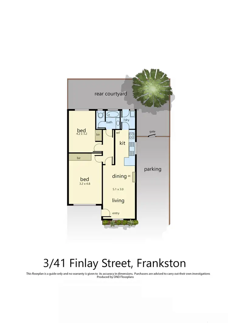 Floorplan of Homely unit listing, 3/41 Finlay Street, Frankston VIC 3199