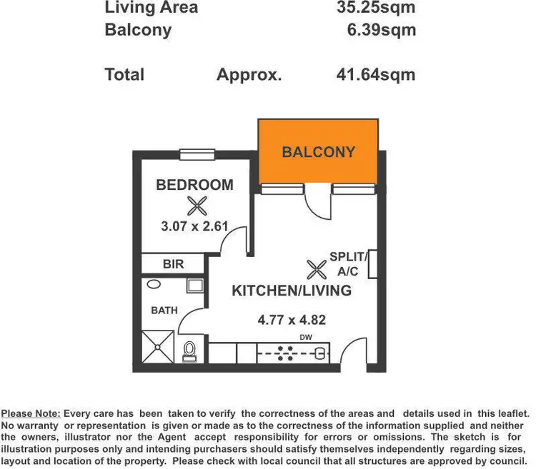 Floorplan of Homely apartment listing, 301/22 Ifould Street, Adelaide SA 5000