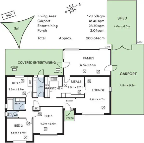 Floorplan of Homely house listing, 3 William Court, Somerton Park SA 5044